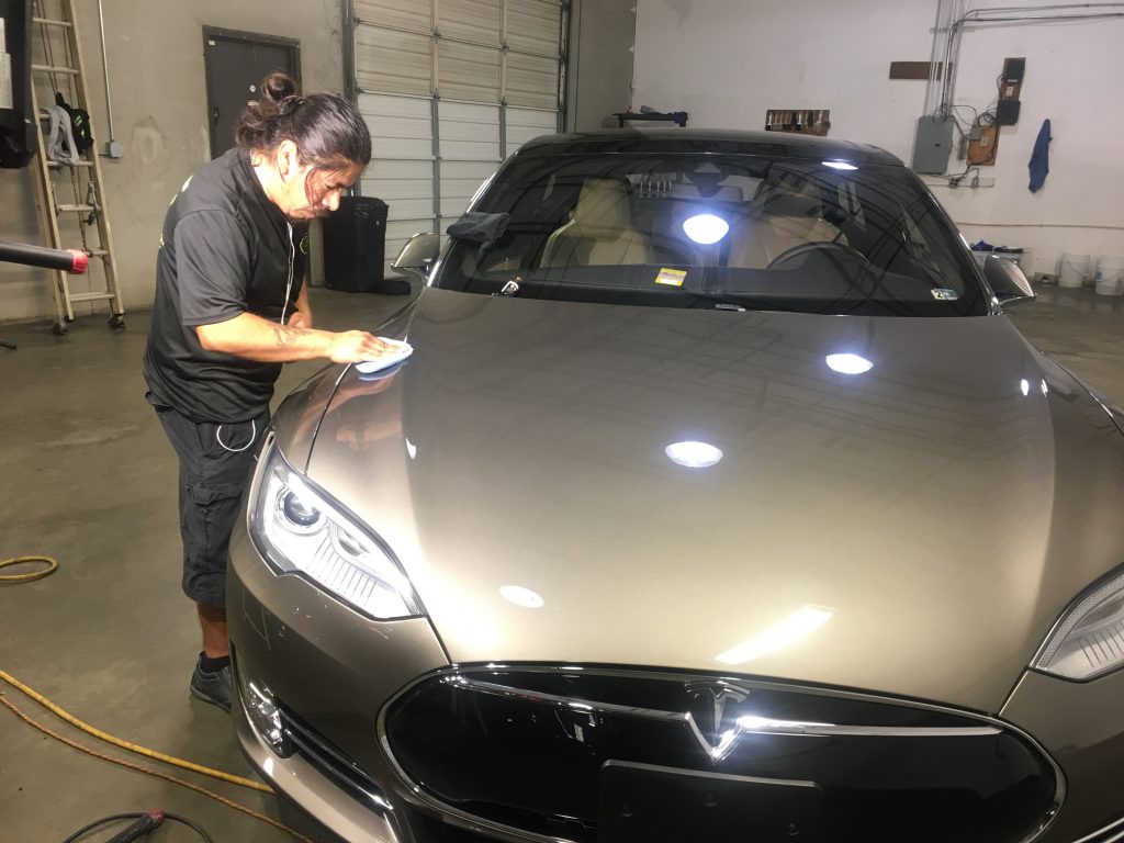 Ceramic coating helps protect your car for years and requires no waxing!